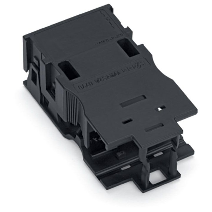 WAGO - Zubehör/Ersatzteile für steckbare Gebäudeinstallation Zugentlastungsgehäuse 770-503/035-000 Rastschelle,schwarz − 50 Stück