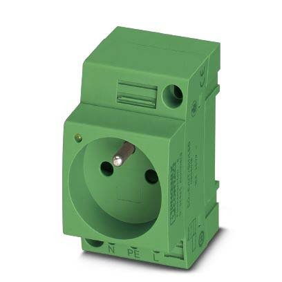 Phoenix Contact - Steckdose Reiheneinbau Steckdose EO-E/UT/SH/LED/GN − 5 Stück