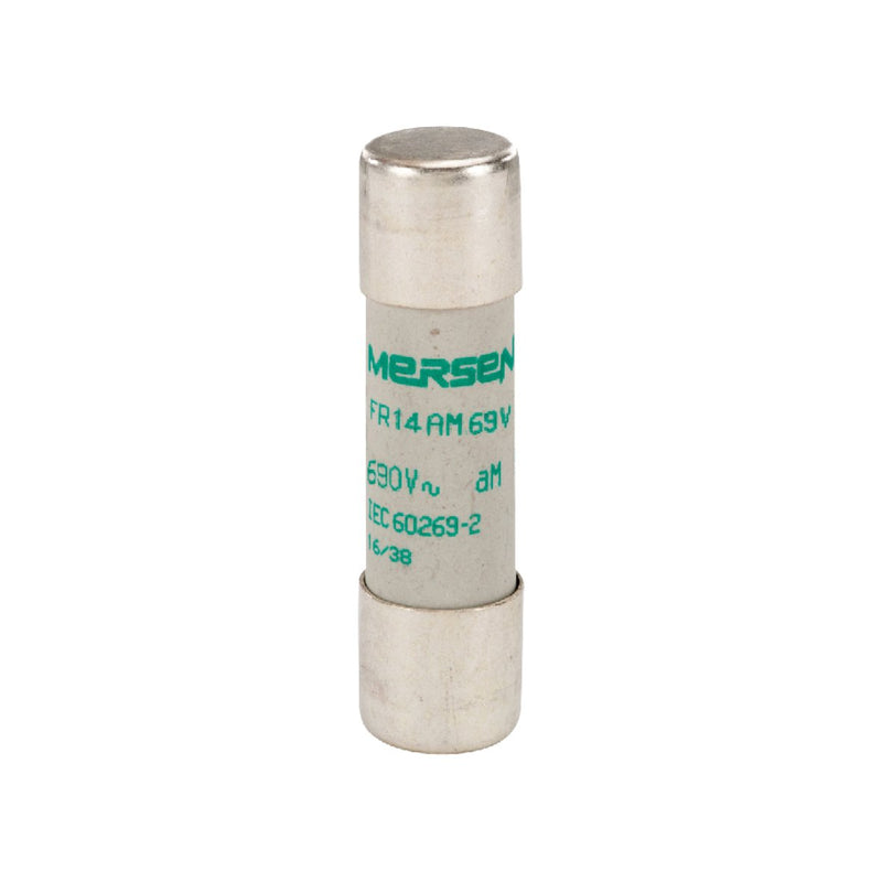 Mersen - Zylindrische Sicherung Sicherungseinsatz zylindr. FR14AM69V2 aM 14x51 2A − 10 Stück