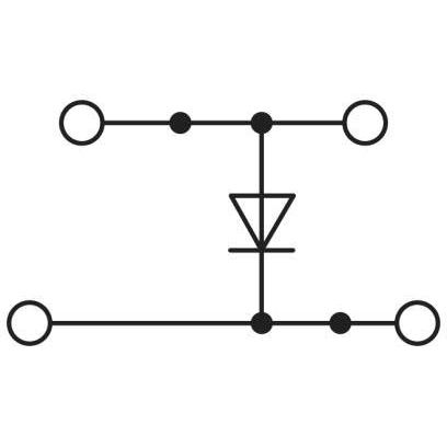 Phoenix Contact - Bauelement-Reihenklemme Bauelementreihenklemme PTTBS2,5DIO/#1032739 500V, 20A, 0,14-4qmm − 50 Stück
