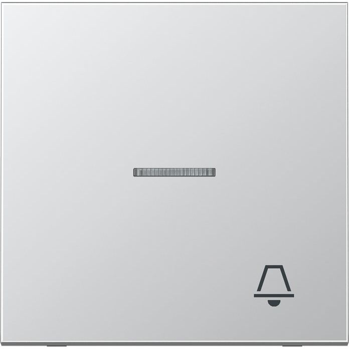 Jung - Abdeckung/Bedienelement für Installationsschalterprogramme Wippe Symbol KLINGEL alu AL 2990 KO5 K für Taster