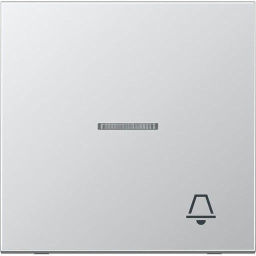 Jung - Abdeckung/Bedienelement für Installationsschalterprogramme Wippe Symbol KLINGEL alu AL 2990 KO5 K für Taster