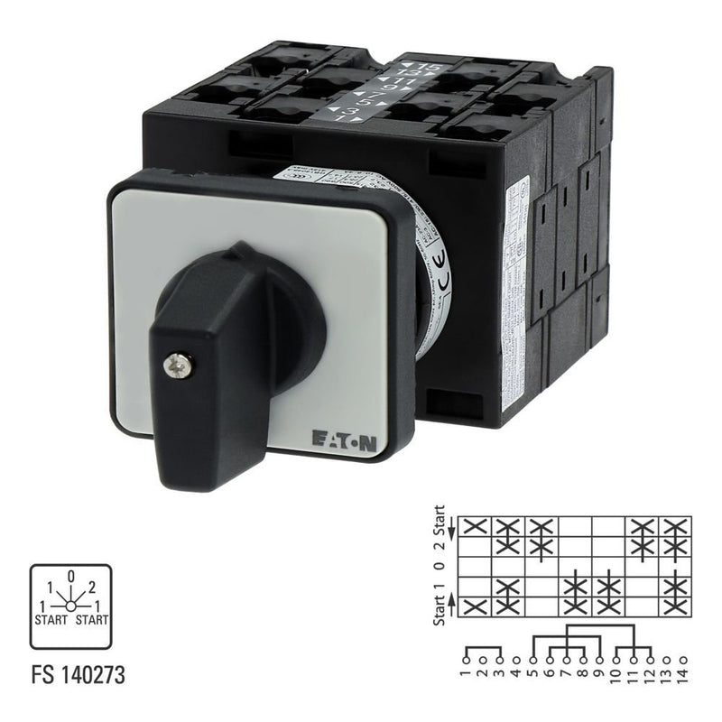 Eaton - Lastschalter Wendeschalter T3 32A T3-4-8402/E Einbau tastend/rast