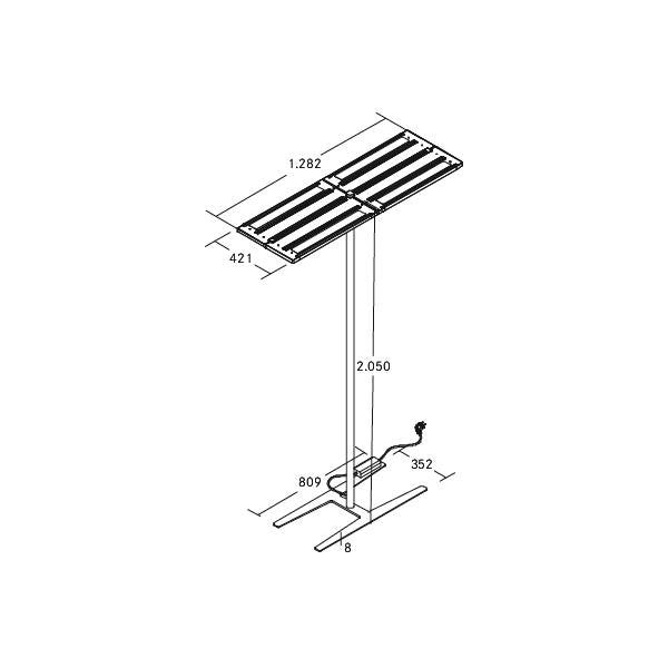 Brumberg Leuchten - Stehleuchte LED-Stehleuchte 77414694ST 4000K, dim