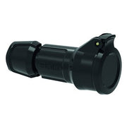 Bals Elektrotech - Schutzkontaktkupplung Schutzkontakt-Kupplung 748809 16A 250V IP44, sw − 20 Stück
