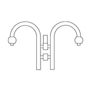 Siteco - Zubehör/Ersatzteile für Lichtmast Glockenbogen 5NY15722XA08 DB702S