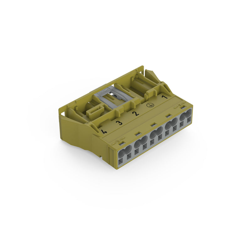 WAGO - Geräteanschluss für steckbare Gebäudeinstallation Snap-In-Stecker 770-775/073-000 5-polig,Kod. B,hgn − 50 Stück