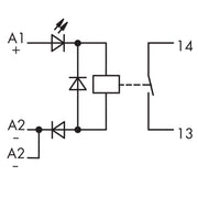 WAGO - Schaltrelais Relaismodul 288-320 DC 24 V,1 Schließer