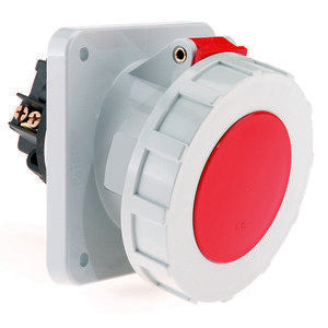 Bals Elektrotech - CEE-Anbausteckdose (IEC 60309) Anbausteckdose geneigt 63A 12570 4p 400V 6h IP67