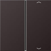 Jung - Abdeckung/Bedienelement für Installationsschalterprogramme Taste 1-fach AL 2401 TSAP D Symbole Auf/Ab − 1 Stück