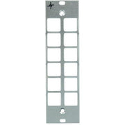 Telegärtner - Moduleinsatz für Patchpanel LWL Teilfrontplatte 3HE/7TE 100021463 elox.,f.12xLC-Dup.Ku