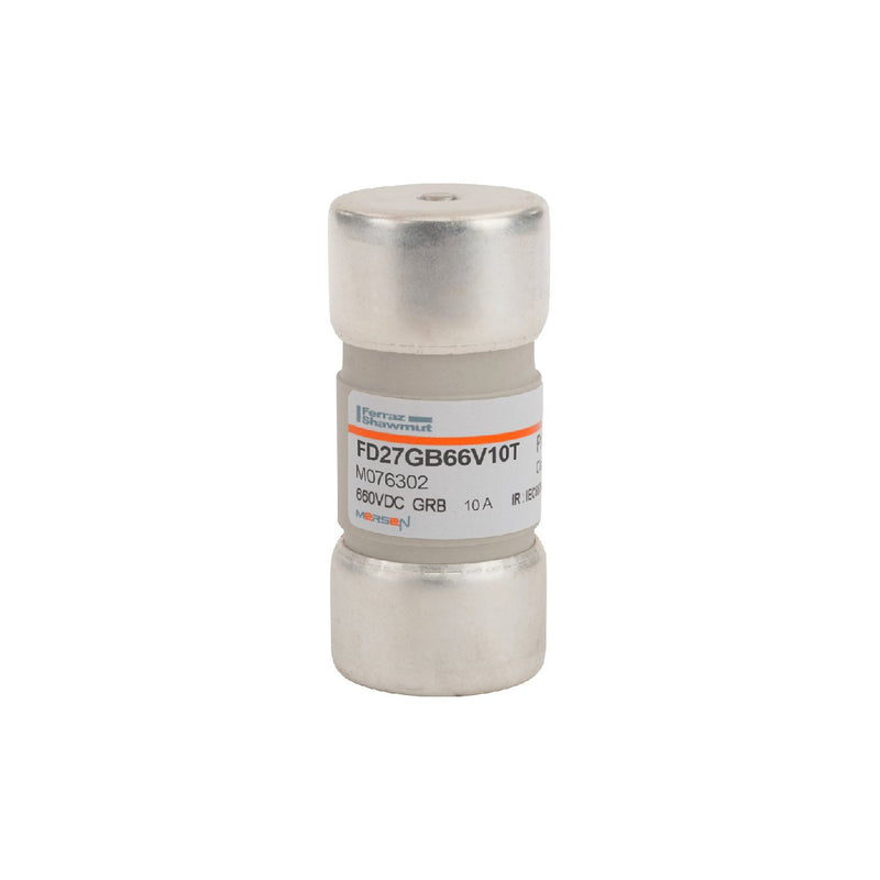Mersen - Zylindrische Sicherung Sicherungseinsatz zylindr. FD27GRB66V10T gR 27x60 10A − 10 Stück