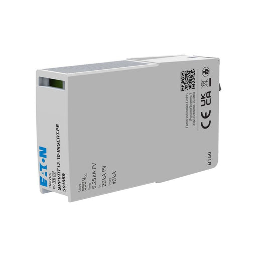 Eaton - Zubehör/Ersatzteile für Erdung und Blitzschutz PV-Überspannungsschutz SPPVRT12-10-INSERTPE 1000V,Klasse1und2