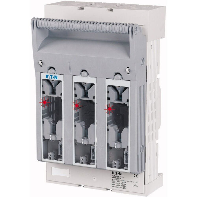 Eaton - Sicherungslasttrennschalter NH-Trenner 3P Rahmenklemme XNH1-FCL-A250-BT 3p Montageplatte NH1