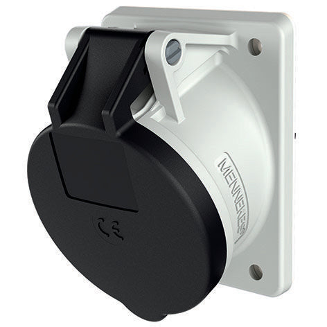 Mennekes - CEE-Anbausteckdose (IEC 60309) Anbaudose TwinCONTACT 155 16A4p7h500V, IP44