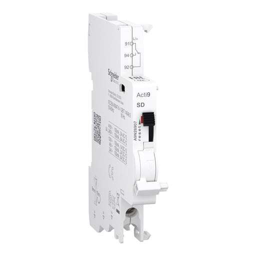 Schneider Electric - Zusatzeinrichtung für Reiheneinbaugeräte Fernmeldeschalter Acti9 A9N26907 SD 100mA-6A AC/DC
