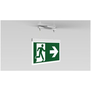 RP-Technik - Sicherheitsleuchte Rettungszeichenleuchte AXEC403WL 3h, Wireless, ws