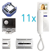 TCS Tür Control - Türsprech-Set video:pack Einbau PVIH110/001 für 11 Wohneinheit