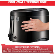 Tefal - Fritteuse FF 1078 sw Maxi Fry − 2 Stück