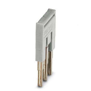 Phoenix Contact - Querverbinder/Brücker für Reihenklemme Steckbrücke FBS 3-4 GY 3-polig, grau − 50 Stück