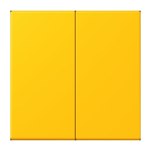 Jung - Abdeckung/Bedienelement für Installationsschalterprogramme Wippe 2fach LC 995 263 le jaune vif (4320W)