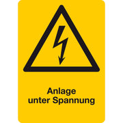 Schnürle - Kennzeichnungsmaterial Warnschild H40506F1