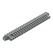 WAGO - Leiterplattensteckverbinder THT-Federleiste abgewink. 232-254/031-000 Rastermaß 5mm,grau − 10 Stück
