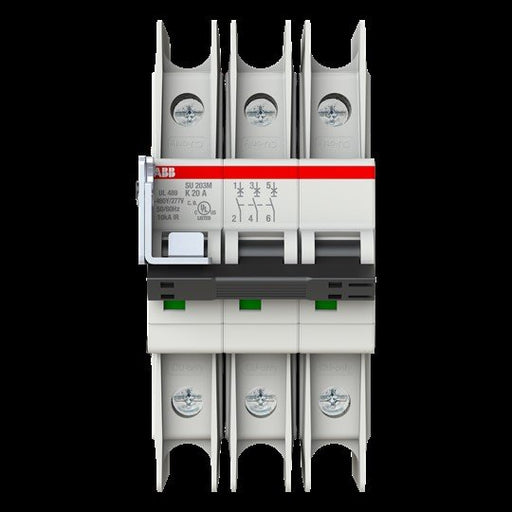 ABB Stotz S&J - Leitungsschutzschalter Sicherungsautomat SU203M-K20 10kA, 20A, 3P