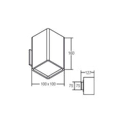 Brumberg Leuchten - Decken-/Wandleuchte LED-Wandleuchte 10040173 230V 3000K weiß
