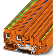 Phoenix Contact - Initiator/Aktor-Reihenklemme Inst.schutzleiterklemme PTIO-IN 2,5/4-PE OG 0,14-1,5qmm, orange − 1 Stück