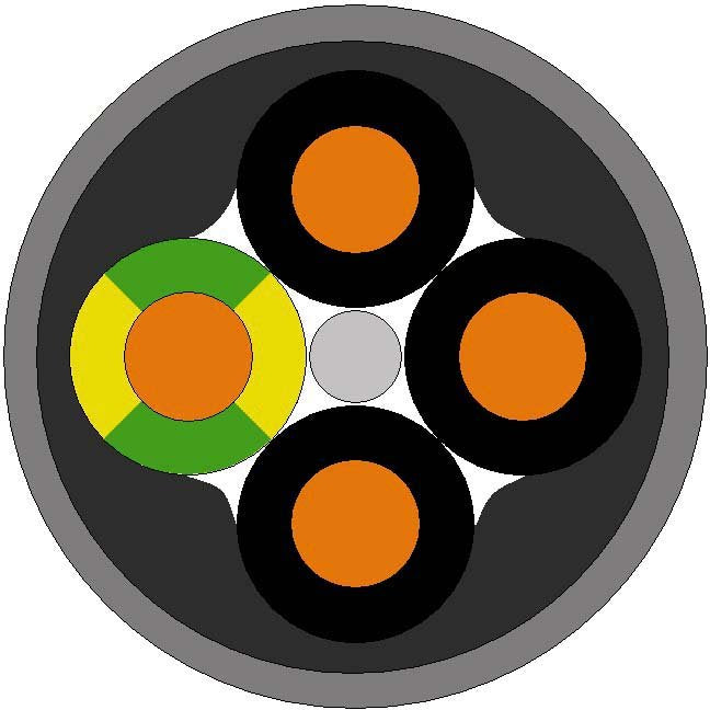 Lapp Kabel&Leitung - Energiekabel < 1 kV, für ortsveränderlichen Einsatz ÖLFLEX SMART 108 2X1,5 19020099/100 − 100 Meter