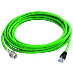 Telegärtner - Konfektionierte Leitung für steckbare Gebäudeinstallation STX M12x1-RJ45 VL X-kod. 100017390 Cat.6A-SFTP-A0050