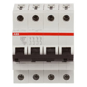 ABB Stotz S&J - Leitungsschutzschalter Sicherungsautomat S204M-C63 10kA 63A C 4p