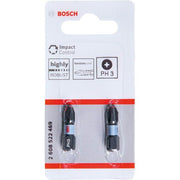 Bosch - Bit PRO Phillips Impact Bit, 2608522469 PH3, 25 mm, 2-tlg