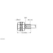 Turck - Induktiver Näherungsschalter Sensor BI1-EG05K-AP6X induktiv − 1 Stück