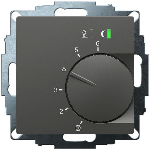 Eberle Controls - Raumthermostat/Uhrenthermostat UP-Raumregler 5-30C AC230V UTE 2500-Anth-55 Ausgang Triac