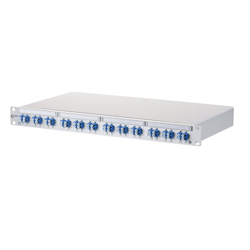 Metz Connect - Patchpanel LWL LWL-Patchfeld OpDAT PF 1502097424-E 24xLC-D OS2 bestückt
