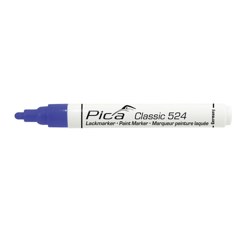 Pica-Marker - Markierungsstift Lack-/Industriemarker 524/41 blau − 10 Stück