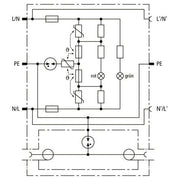 DEHN - Überspannungsschutzgerät für Energie- u. Informationstechnik ÜS-Adapter DEHNprotector DPRO 230 TV DPRO 230 TV