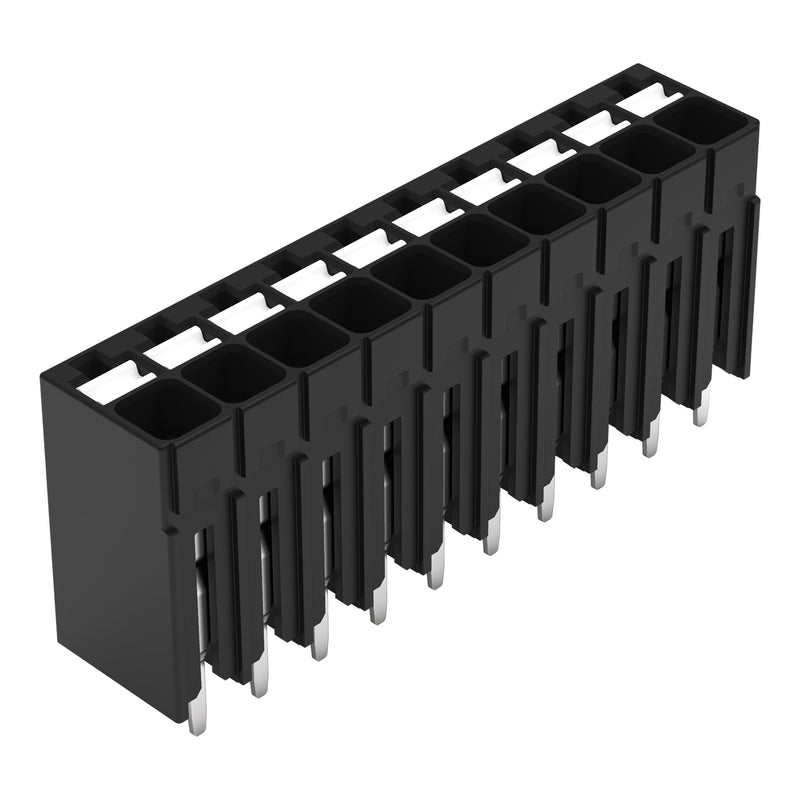 WAGO GmbH & Co. KG - Leiterplattenklemme THR-Leiterplattenklemme 2086-1110 Drücker,1,5mm²,sw − 84 Stück