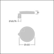 Thorn - Straßen- und Platzleuchte LED-Wegebeleuchtung CT S 24L25 #96634285 730