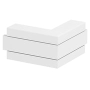 OBO Bettermann - Außeneck für Geräteeinbaukanal Außeneck GA-AS53100RW Alu starre Form