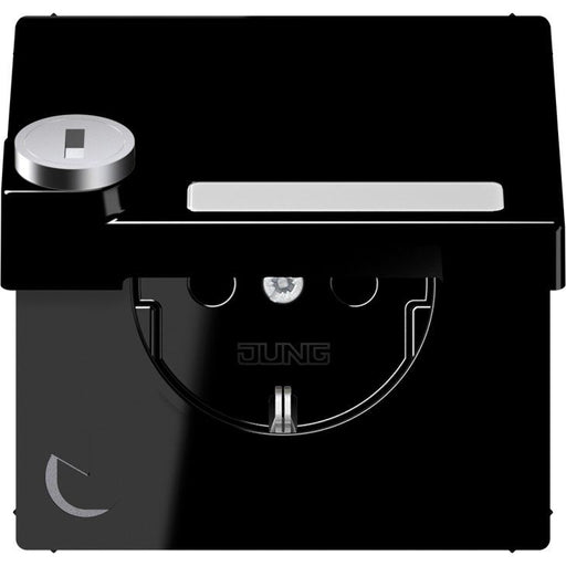 Jung - Steckdose SCHUKO-Steckdose 16A 250V LS 1520 NAKLSL SW m.Berührungsschutz