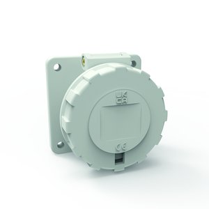 Bals Elektrotech - CEE-Anbausteckdose (IEC 60309) Anbausteckdose QC gerade 13086 16A 3p 50V 12h IP67 − 10 Stück