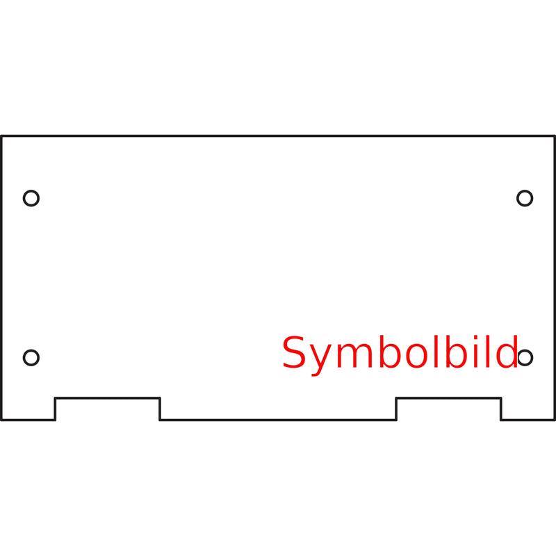 Elsta Mosdorfer - Bodenplatte Zählerkasten PVC-Bodenplatte F6 X2 320 9462209 (f. Kästen F/X mit