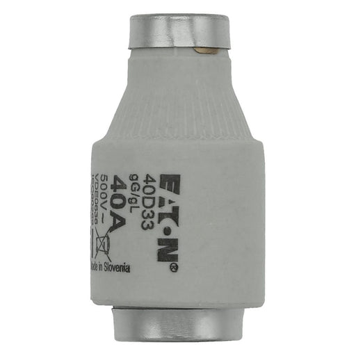 Eaton - D-Sicherungseinsatz Sicherungseinsatz Nieders. FUSE 40A D#40D33 40A AC 500V 50kA − 25 Stück