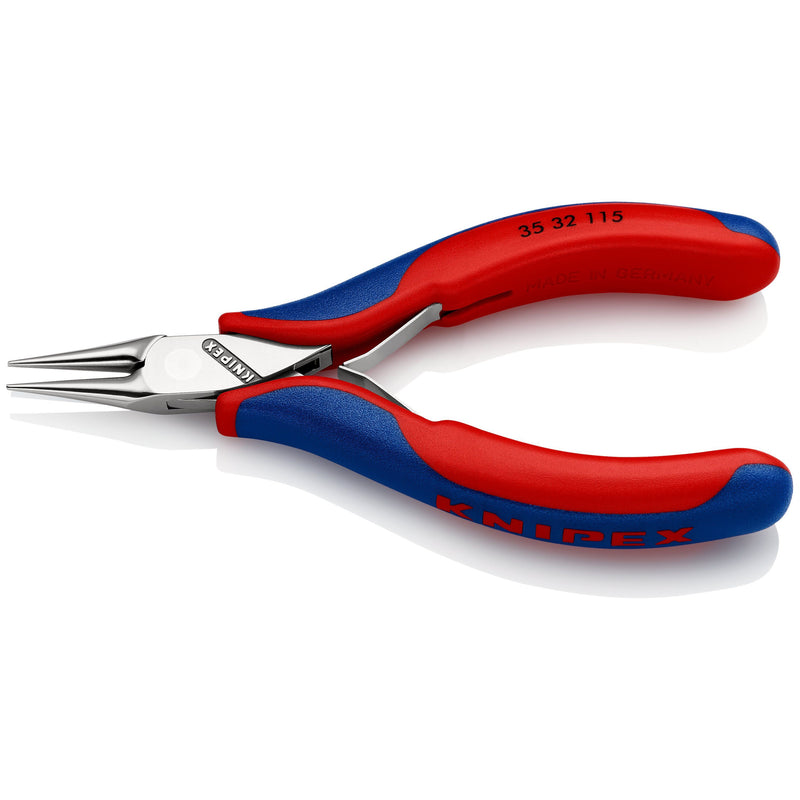 Knipex - Rundzange Elektronik-Greifzange 35 32 115 spiegelpoliert,115mm