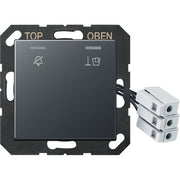 Jung - Abdeckung/Bedienelement für Installationsschalterprogramme Hotelabdeckung A CU KO5 M 230 ANM mit LED-Einheit 230V
