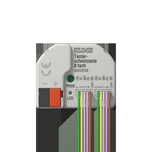 Jung - Bussystem-Binäreingang KNX Tasterschnittstelle 40008 1S E 8fach − 1 Stück