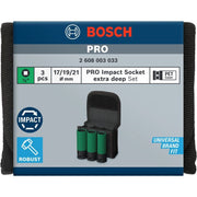 Bosch - Steckschlüsselset PRO Impact 2608003033 Steckschlüssel-Set